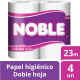 Papel Higiénico Noble 4x23mts.